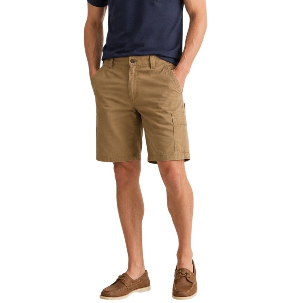 Carhartt Canvas Carpenter Work Shorts Mens 38 Brown Tan Original Fit